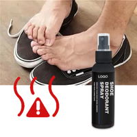Par de espray desodorante y eliminador de olores para zapatillas y pies OEM con bolas de desodorante con extracto de plantas para todos los zapatos