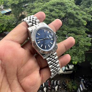 Reloj de pulsera de cuarzo de acero inoxidable de lujo para hombre, calendario luminoso, redondo, analógico, Hip-Hop, perfecto, diario, negocios, reloj informal, regalo - Product Image 1