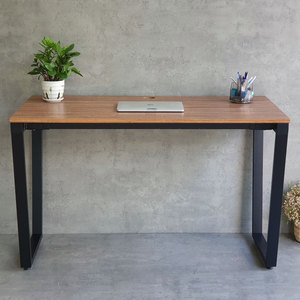 โต๊ะทำงานไม้พาร์ทีคลายาลายมินิมอลทันสมัย ขนาด 120x60 ซม. เคลือบเมลามีน ระบบโครงสร้าง Trapeze รุ่น HBTC029 สำหรับใช้ในห้องนอนและสำนักงาน - Product Image 3