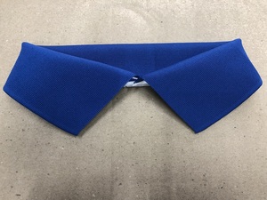 Col en tricot côtelé à motif personnalisable 95% Poly + 5% Sp Écologique Durable 300G-580G/m2 Faible MOQ Échantillon disponible - Product Image 2