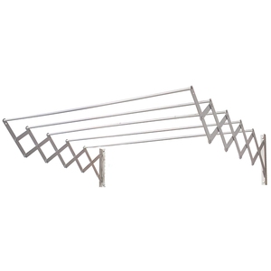 Tendedero de Ropa Extensible de Aluminio para Montar en la Pared, 1.40 Metros - Product Image 1