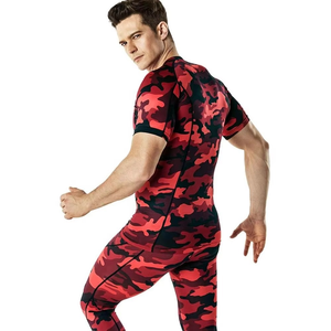 บริการ ODM คุณภาพสูง เสื้อรัดกล้ามเนื้อออกกำลังกายแบบสั่งทำพิเศษสำหรับผู้ชาย แขนยาว ผ้ายืดสแปนเด็กซ์/โพลีเอสเตอร์ พิมพ์ลายดิจิทัล - Product Image 6