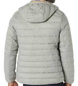 Veste matelassée à capuche pour homme, veste à bulles respirante avec logos brodés personnalisés pour le marché américain - Product Image 6