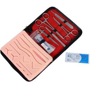 Kit de coussinets en silicone pour la pratique de suture de peau médicale le moins cher pour les étudiants kit de sutur de fabricant personnalisé, instrument médical - Product Image 4