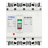 Disjoncteur à boîtier moulé (MCCB) TYPLE TPM7-125 4P, 4 pôles, 125A, 3 phases, 4 fils, IEC60947-2, ignifuge, alimentation industrielle