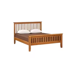 เตียงไม้สักสไตล์เรียบง่ายเฟอร์นิเจอร์ห้องนอนดีไซน์ใหม่ - Product Image 2