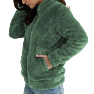 Best Printed Article Top Wear Women <b>Sherpa</b> <b>Hoodie</b> Hooded Style Regular Fit Women <b>Sherpa</b> Jacket - Product Image 4