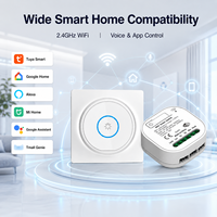 Interrupteur mural intelligent sans fil WiFi pour la maison, 1 voie, étanche IP44, en ABS et PC, 16A, WiFi, 110-250V
