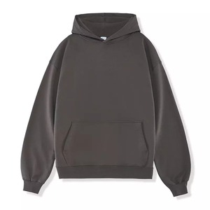 Pull d'hiver pour hommes Pull en polaire à capuche solide à séchage rapide Logo et taille personnalisés Vente en gros - Product Image 5
