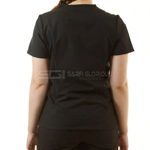 ชุดยูนิฟอร์มแพทย์แขนสั้นขายดี ชุดพยาบาลโรงพยาบาล ชุดยูนิฟอร์มแบบยูนิเซ็กซ์ ชุดพยาบาลชายหญิง จากปากีสถาน - Product Image 2