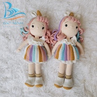 Hermosos Muñecos de Ganchillo Amigurumi Hechos a Mano en Vietnam, Juguetes Personalizados para Niñas, Regalos para Bebés