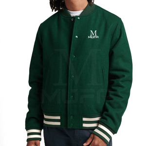 Veste Letterman de haute qualité pour hommes, nouveau design, solide, hiver, chaud, streetwear, une pièce, taille XL, tissu, emballage inclus - Product Image 1
