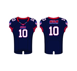 Nuevo último diseño fútbol americano Jersey personalizado al por mayor por encargo Digital impreso Jerseys - Product Image 1