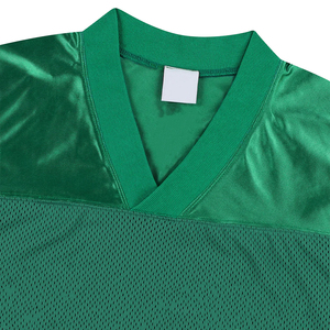 Último diseño hombres sublimación malla Boxy fútbol Jersey 100% poliéster Material hecho recortado Retro fútbol Jersey - Product Image 4