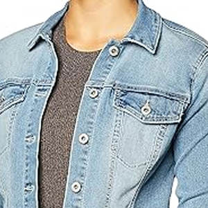 Chaqueta Vaquera de Manga Larga para Mujer, Diseño Personalizado, Transpirable, Hecha en Pakistán - Product Image 5