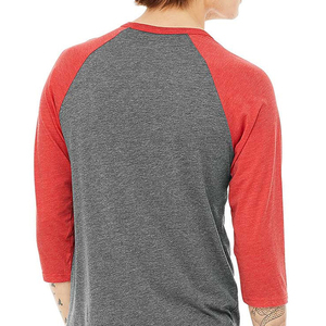 เสื้อยืดคอกลมสำหรับใส่เล่นกีฬาออกแบบอย่างมืออาชีพเสื้อยืดเบสบอลพิมพ์โลโก้ดิจิตอล - Product Image 5