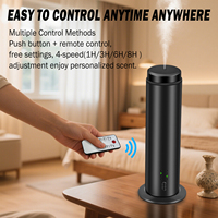 Diffuseur d'huiles essentielles sans eau pour maison intelligente, 200 ml, télécommande, alliage d'aluminium, machine à parfum pour hôtel, alimentation électrique USB