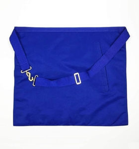 Tablier maçonnique Royal Arch Grand Chapter (cuir d'agneau/cuir synthétique) brodé, à coudre, rembourrage arrière doux importé, personnalisable - Product Image 4