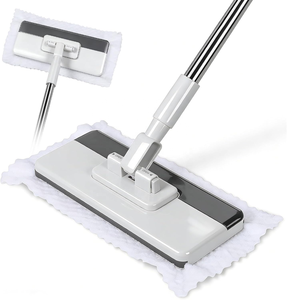 Mini serpillière télescopique en acier avec microfibre, rotation à 360°, réutilisable - Product Image 2