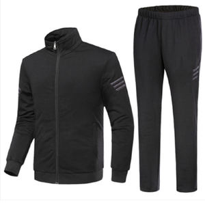 CUSTOM SPORT WEAR MENTION NECK JOGGING IMPRESSION CASUAL HOMME SURVÊTEMENTS NOIR NOIR QUANTITÉ BLANC - Product Image 3