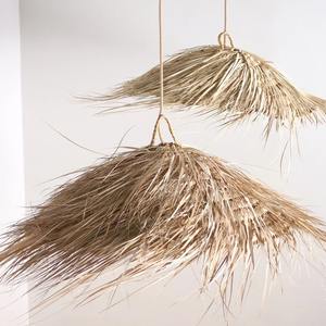 Abat-jour en métal laiton, rotin doum marocain, éclairage décoratif fait à la main, fournisseur en gros aux États-Unis, ETSY, EBAY, SHOPIFY, STOCK, dropshipping - Product Image 1