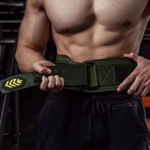 เข็มขัดพยุงเอวนีโอพรีนสำหรับเล่นฟิตเนสฝึกยกน้ำหนักอุปกรณ์ความปลอดภัยออกแบบโลโก้ได้ตามต้องการ - Product Image 4