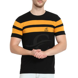 T-shirt personnalisé pour homme, nouveau style streetwear, tissu en polyester/coton tricoté de qualité supérieure, respirant, anti-plis, 220g, faible MOQ - Product Image 1