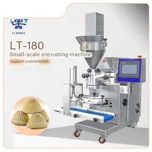 [LT-180B] tự động ba ngày mứt điền MOONCAKE Maker maamoul mamoul máy làm bốn rầy encrusting sản phẩm Máy