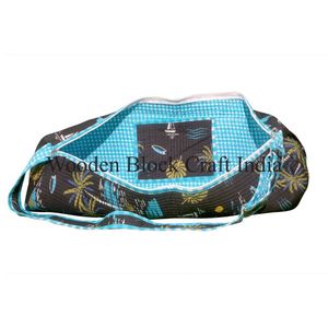 Sac de sport en coton, sac de yoga, tapis avec bandoulière, exercice de gym, plusieurs couleurs, décoration d'intérieur, beau, par des consignateurs indiens - Product Image 5