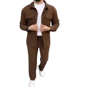 Conjunto de Pantalón y Camisa de Manga Larga para Hombre de Alta Calidad, Traje de Verano Cómodo, Transpirable y a Bajo Precio, Precio Especial - Product Image 1