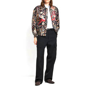 Blouson d'aviateur athlétique d'hiver pour hommes, col montant brodé personnalisé, toile à sublimation en polyester - Product Image 1