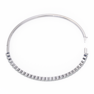 Magnifique bracelet et jonc en or 18 carats avec diamants de laboratoire - Product Image 5