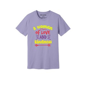 Thèmes de gentillesse imprimer 100% t-shirt en tissu de coton 160-180 à lourd GSM 12 couleurs disponibles Personnalisé votre propre conception et placement - Product Image 6
