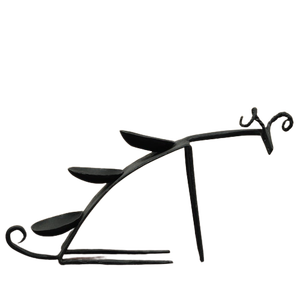 Porte-bougie en fer forgé fait à la main, Design Royal, bougie parfumée suspendue, décoration de mariage, support de bougies pour la décoration de la maison - Product Image 3