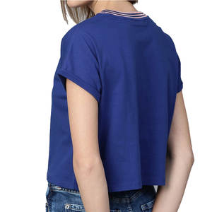 Tops courts décontractés pour femmes, été, 100% haute qualité, respirant, écologique, couleur et design personnalisés - Product Image 2