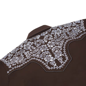 Chemises imprimées pour hommes, style occidental, imprimé ample à manches longues, vente en gros, personnalisation, chemise occidentale pour hommes, cowboy - Product Image 5