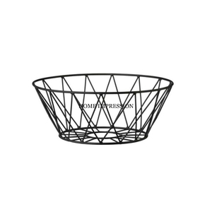 Tabletop Metal <b>Wire</b> <b>Baskets</b> for Kitchen Organization and Storage Silver Color Plated Display <b>Basket</b> for Fruit Vegetables Rack - Product Image 2