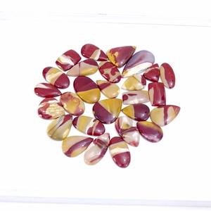 Colgante pulido de jaspe Mookite de calidad Natural, lote de cabujón de piedras preciosas AAA + sueltas para hacer joyas, piedras preciosas de cristal curativas - Product Image 1