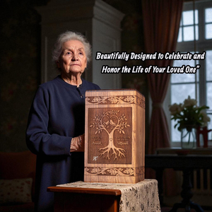 Handmade Rosewood Cremation Urn Wooden Ashes <b>Box</b> <b>Memorial</b> <b>Keepsake</b> Decorative Cremation Urn for Ashes - Product Image 5