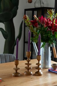 Porte-bougie en bois fait main de qualité supérieure pour bougies décoratives et utilisé dans le style de la maison Disponible au prix d'usine - Product Image 4