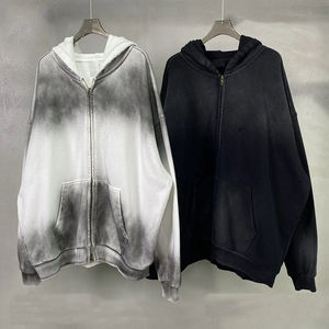 Sudadera con capucha Unisex Tie-Dye personalizada de alta calidad 100% algodón transpirable para ropa deportiva de invierno - Product Image 3