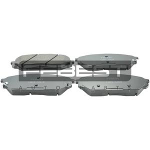 Jeu de plaquettes de frein avant FEBEST (1201-VCF) - Product Image 1