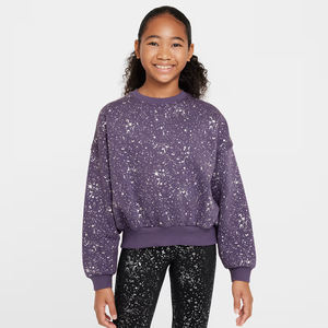 Sudadera ligera de cuello redondo de lana para niños y niñas, hombros caídos, ropa de invierno suave y cálida informal, 100% algodón ecológico - Product Image 5