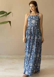 Vestido de fiesta de verano con estilo de mujer de algodón indio hecho a mano hasta el suelo para ropa de novia regalo personalizado venta personalizada - Product Image 4