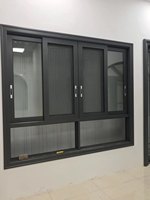 Holcom Moderne Stijl Thermische Onderbreking Aluminium Schuifraam Ruisonderdrukking Voor Keuken Woonkamer Slaapkamer Energiebesparing Voor