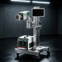 Máquina de Marcado Láser UV de 5W, 355nm, de Precisión, para Plástico, Vidrio, Electrónica, Embalaje, Marcado Industrial en Línea