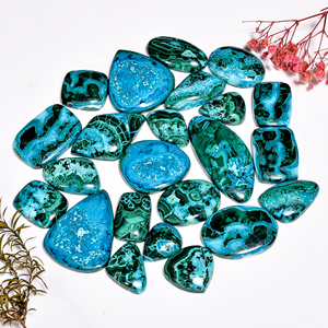 หินควอตซ์แบบหลวมสำหรับทำเครื่องประดับหินมาลาไครโซโคลลาอัญมณีธรรมชาติคุณภาพสูง - Product Image 3