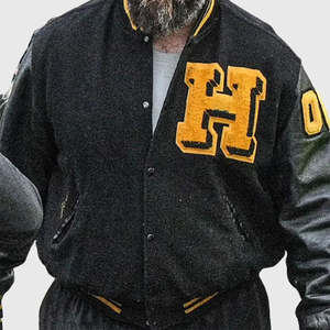 เสื้อแจ็กเก็ตทหารสำหรับผู้ชายสีรุ้งสไตล์สปอร์ตเสื้อผ้าแนวสตรีทผ้าปะติดอบอุ่นสำหรับฤดูหนาวผลิตตามสั่ง - Product Image 3