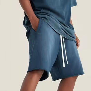 Pantalones Cortos Deportivos Personalizados 2026, Estilo Vintage, Desteñidos al Sol, para Hombre, con Logotipo Personalizado, Lavado Ácido, para Entrenamiento - Product Image 2