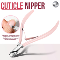 Kit d'élimination des ongles incarnés en acier inoxydable professionnel avec coupe-ongles à large ouverture et pince à cuticules pour bébés